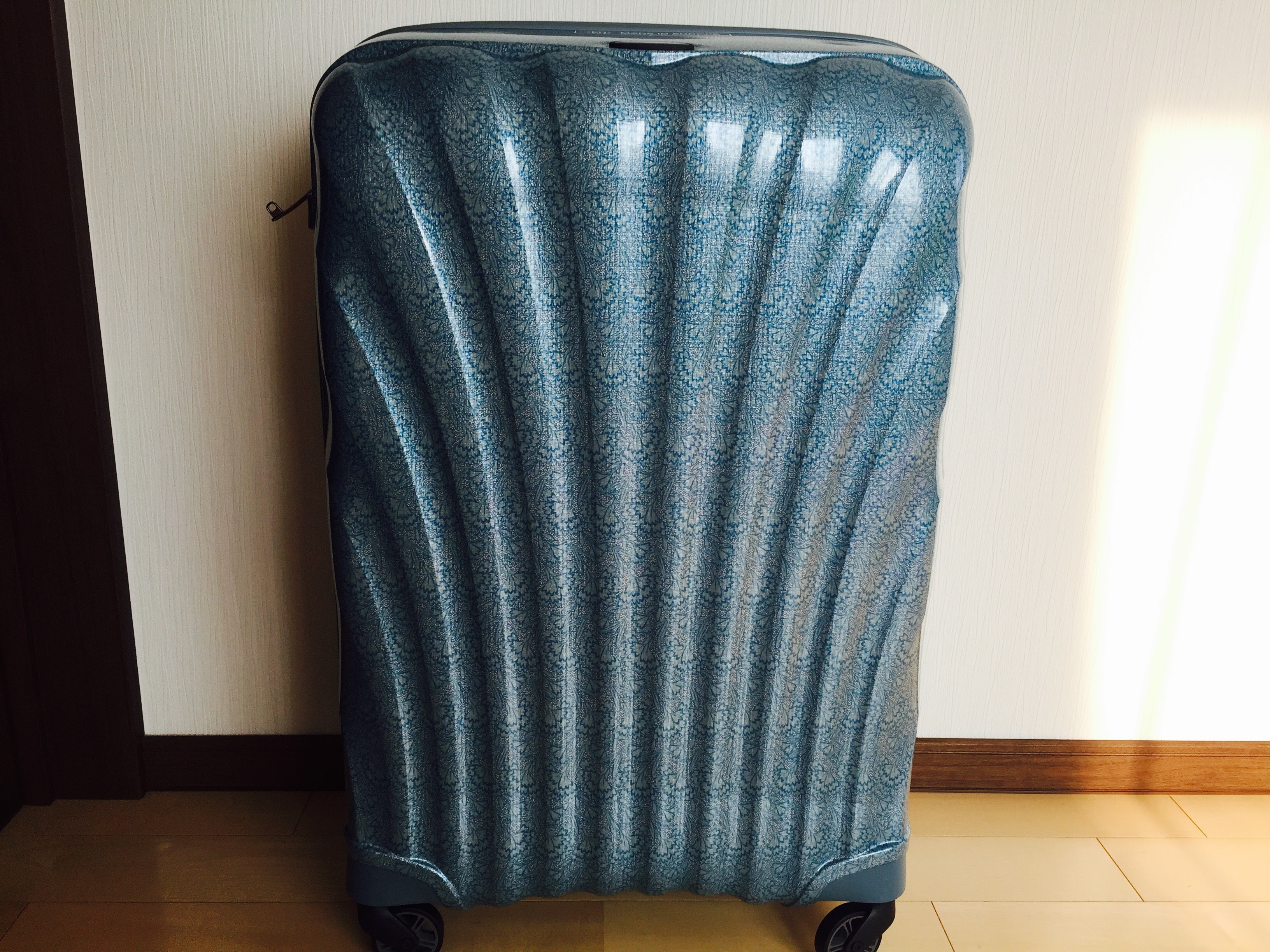 子連れ旅行のスーツケースの写真