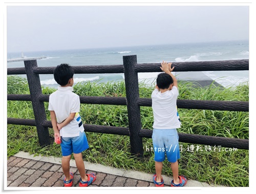 伊豆大島の子連れ旅行の写真